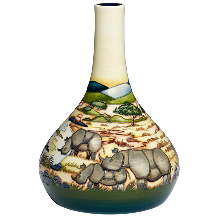 Renoster - Vase + Watercolour